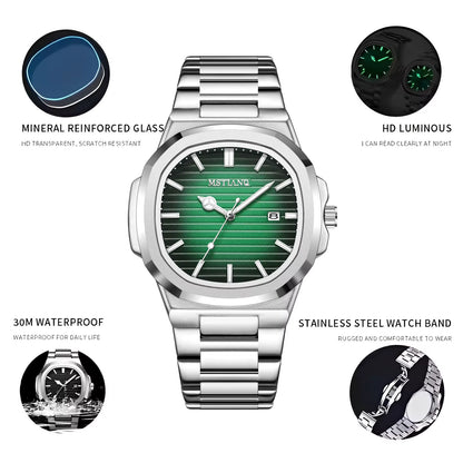 Customization Logo Wholesale Men'S Wristwatch Steel Luminous Relojes Watch for Man Quartz Watches Reloj Para Hombre