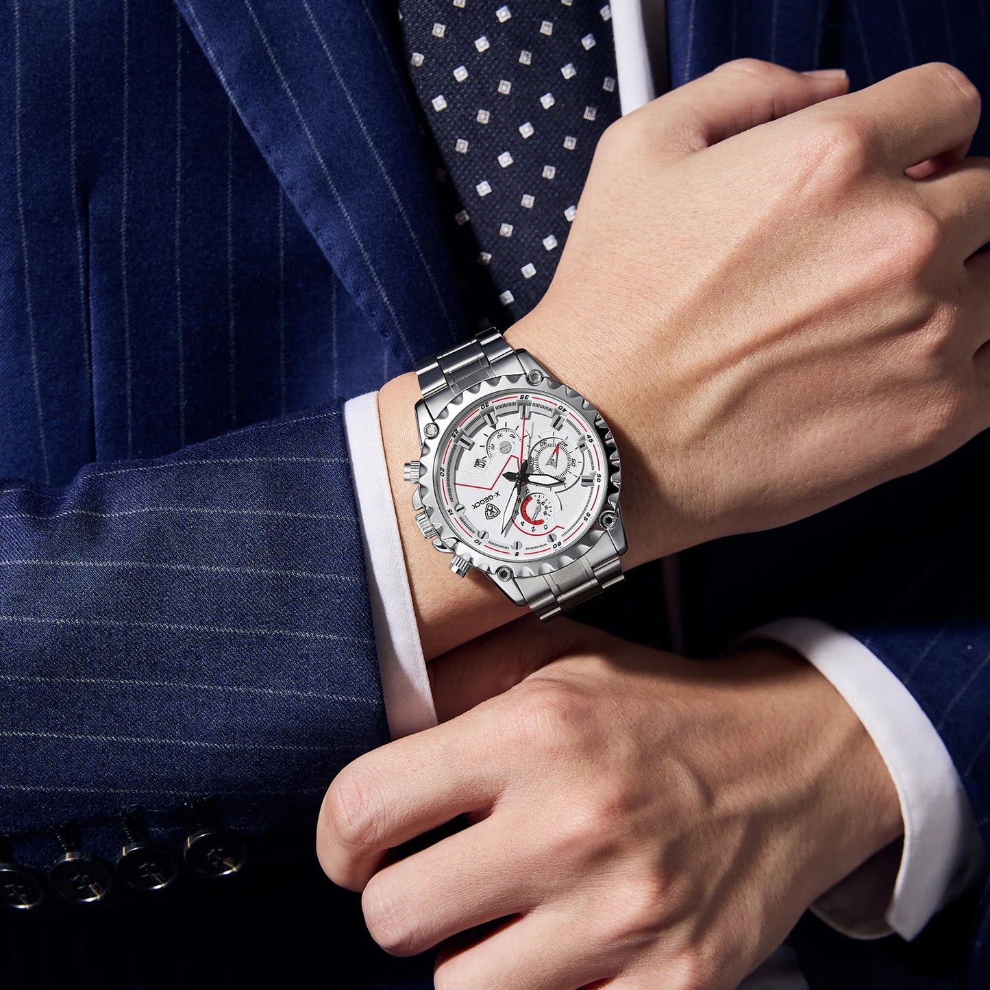 For New Luxury Sports Quartz Watch Men Waterproof 3BAR Alloy Case Coin Design Antique Fashion Charm Casual Wristwatch