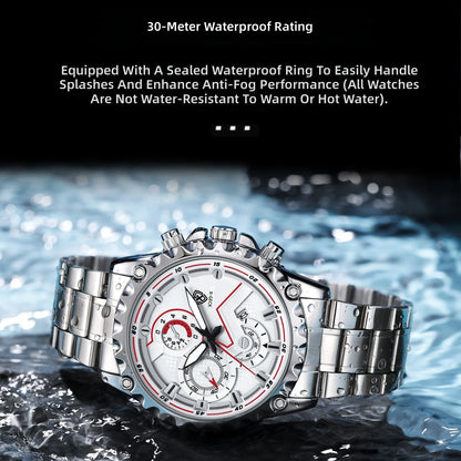For New Luxury Sports Quartz Watch Men Waterproof 3BAR Alloy Case Coin Design Antique Fashion Charm Casual Wristwatch
