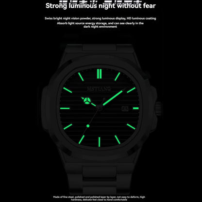 Customization Logo Wholesale Men'S Wristwatch Steel Luminous Relojes Watch for Man Quartz Watches Reloj Para Hombre