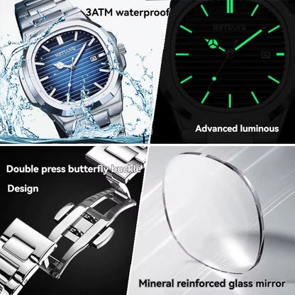 Customization Logo Wholesale Men'S Wristwatch Steel Luminous Relojes Watch for Man Quartz Watches Reloj Para Hombre